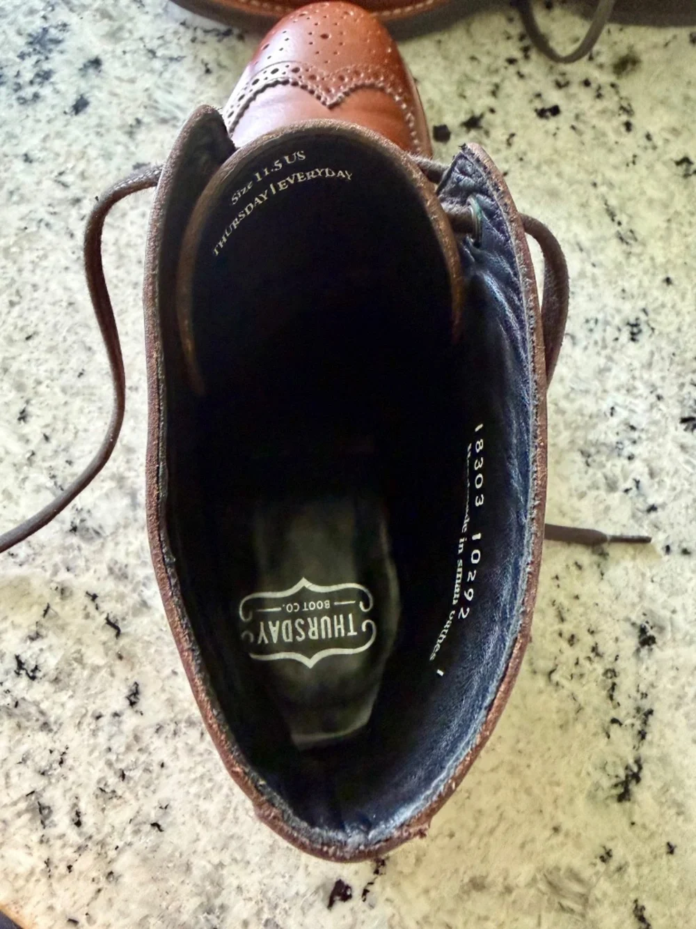 Thursday Wingtip Size 11.5